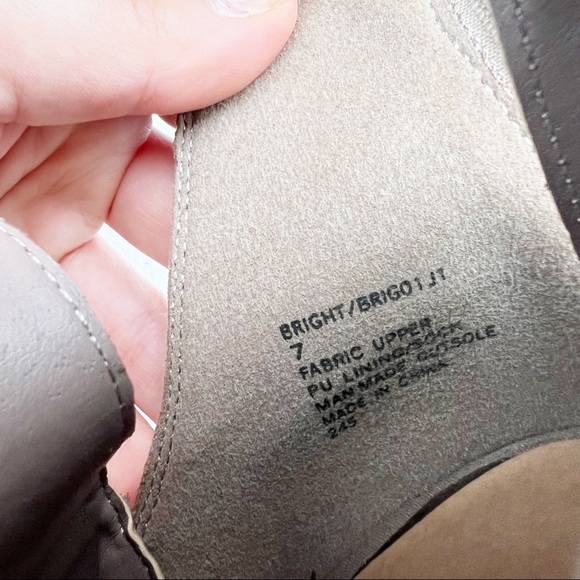 Madden girl bright taupe suede peep toe cut out booties size 7 - Picture 9 of 10